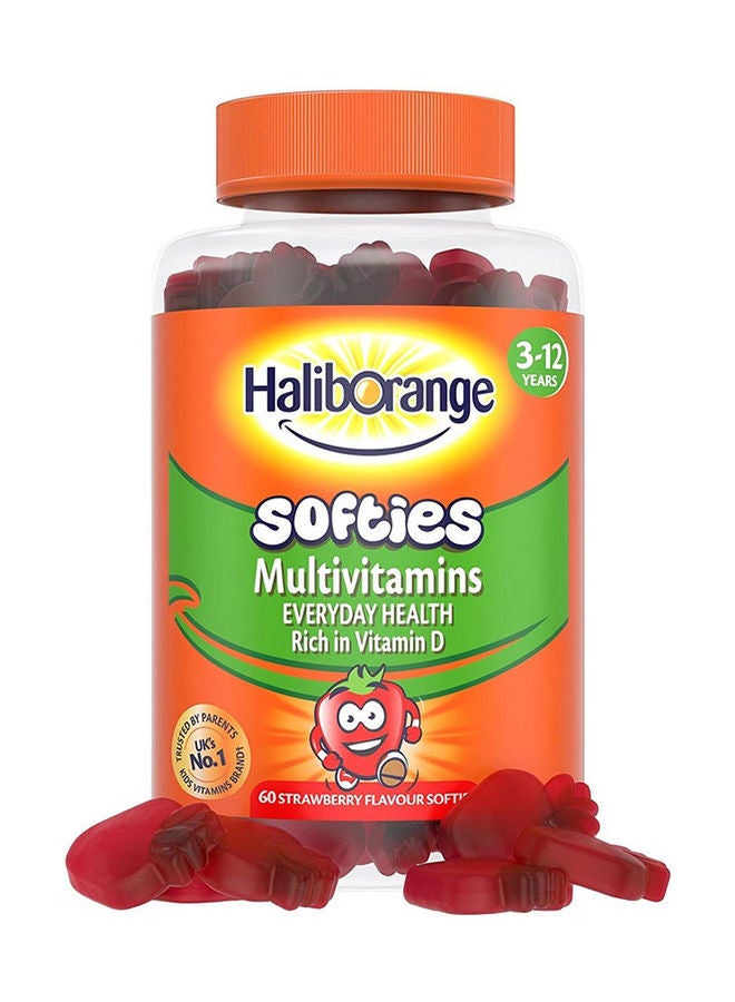 Haliborange Softies Multivitamins Strawberry 60'S - Image 3
