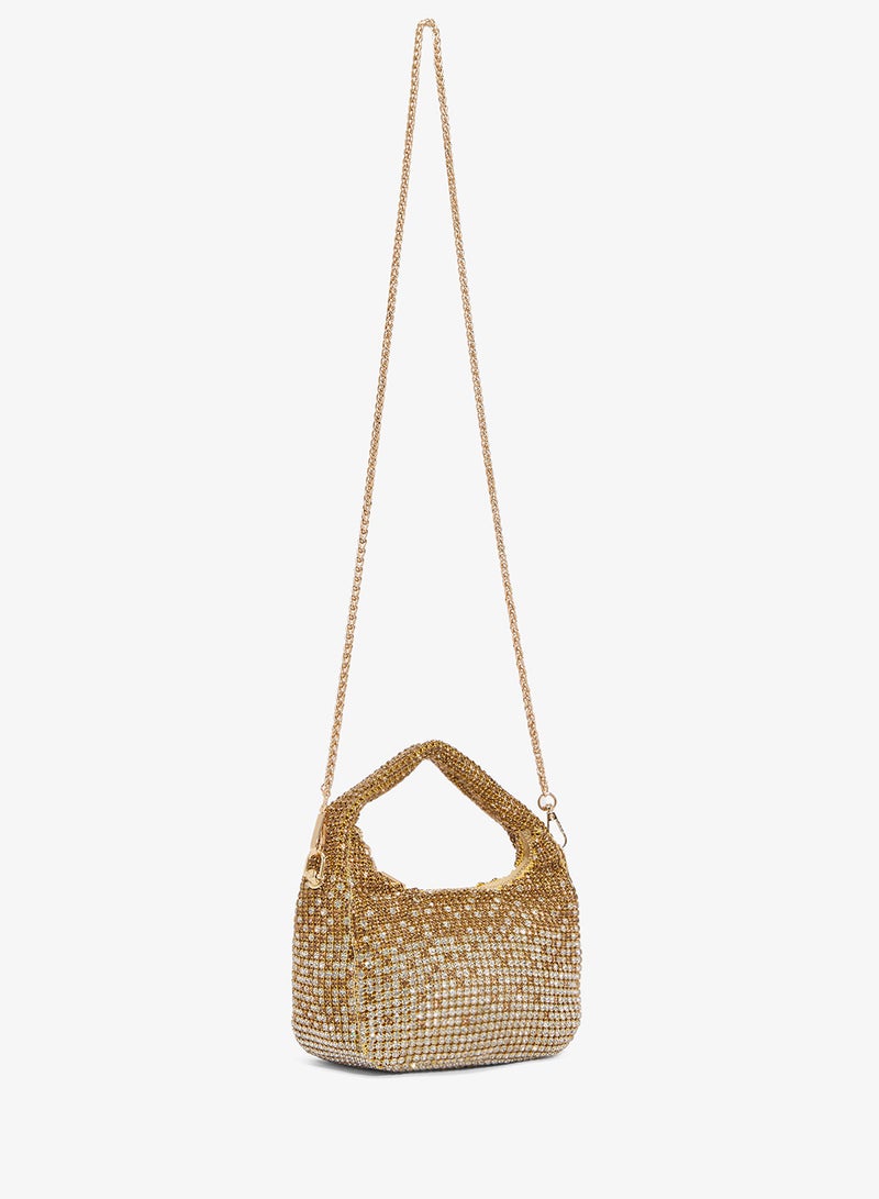 Ella Limited Edition Diamonte Detail Embellished Mini Clutch - Image 2