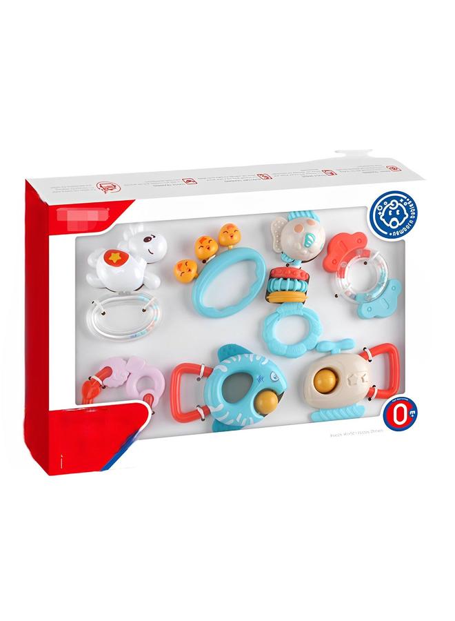 Baby Rattles Teether Toys Set, Teething Toys, Set Toy, Early Development Learning Music Toy - Image 1