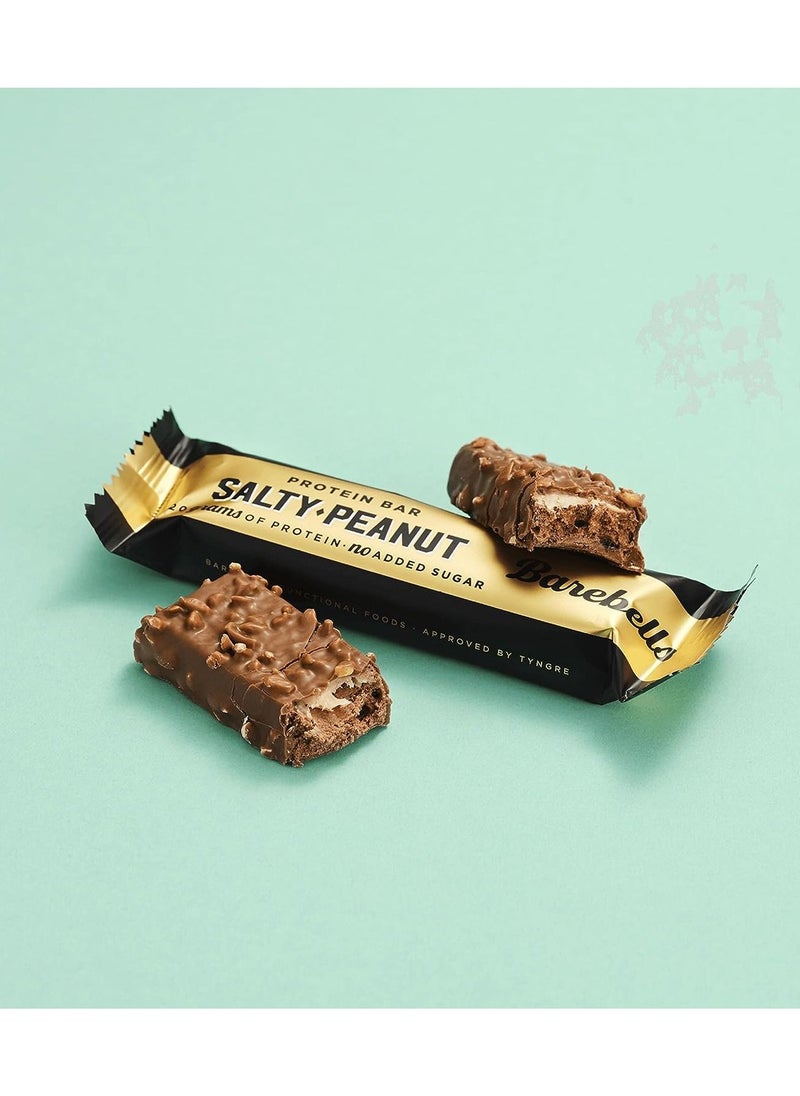Barebells Barebells Salty Peanut Protein Bar, High Protein and Low Carb Bar, 12 x 55g  - Image 2