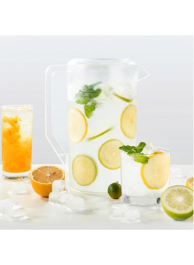All-round Quanshi Commercial Cold Water Pitcher, Plastic Large Capacity Cup With Scale, Household Cold Boiled Water Pitcher, Juice Pitcher, 5000ml - Image 5