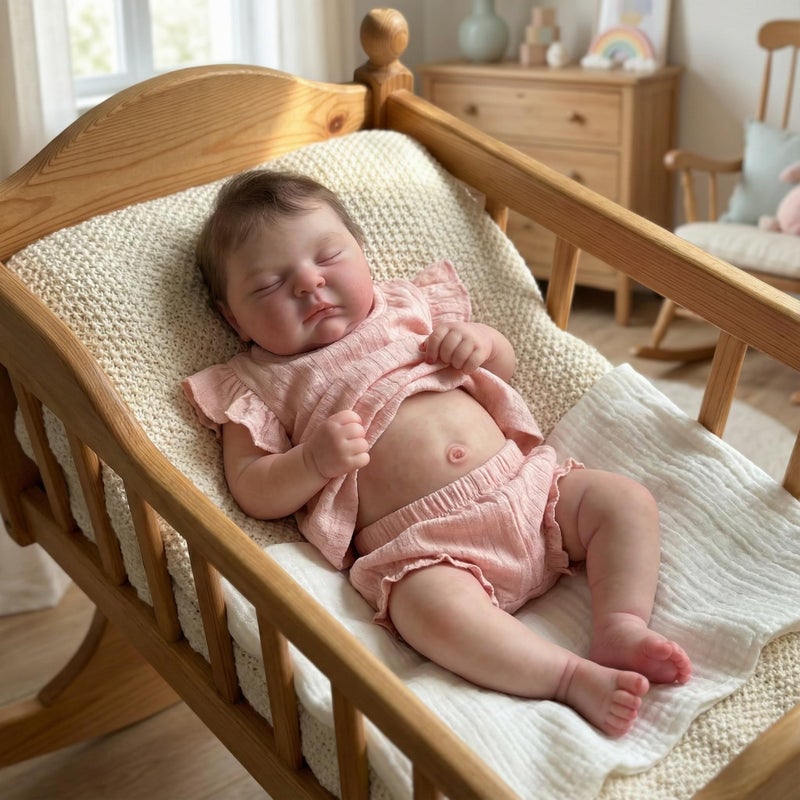 Zero Pam 20 Inch Reborn Baby Dolls Silicone Full Body,Anatomically Correct Silicone Baby Dolls Full Body Girl,Realistic Reborn Dolls with Accessories, Lifelike Babys Doll for Girls - Image 2