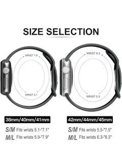 Generic Bracelet strap band Silicone for apple watches - 42mm/44mm  - Image 4
