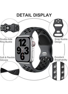 Generic Bracelet strap band Silicone for apple watches - 42mm/44mm  - Image 3