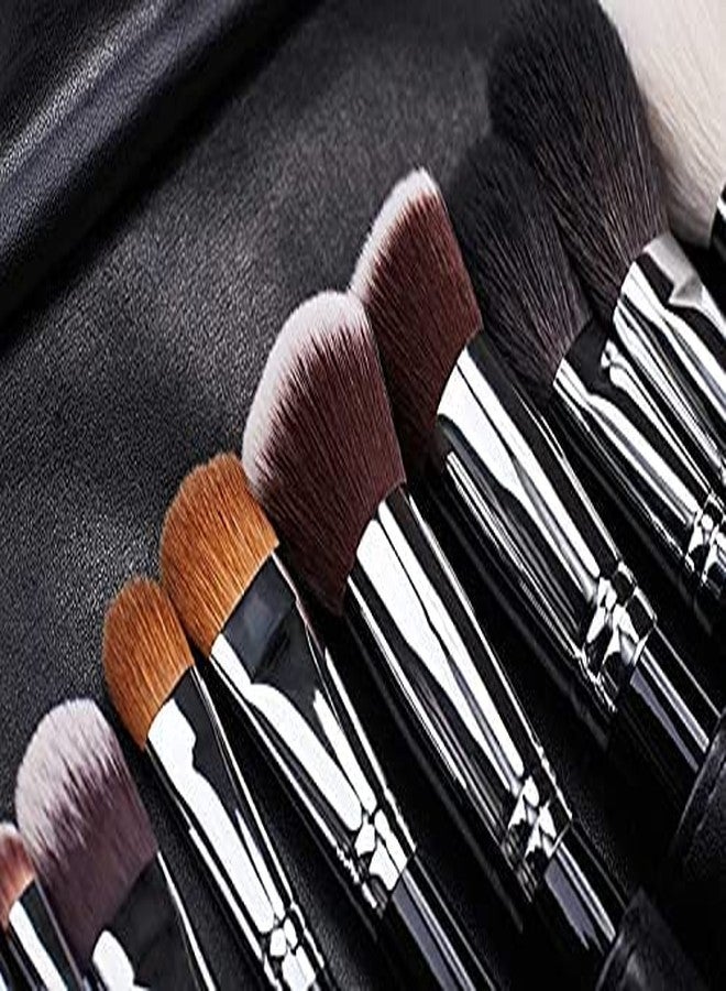 MeeTo Makeup Brush/Set 12 Bridal Makeup Brushes/Portable Makeup Brushes Set for Eyeshadow Eyeliner Eyebrow Lip Cosmetic Tools Kit- 12 Brushes (Golden) - Image 3