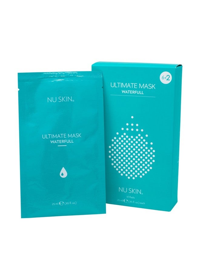 نو سكين قناع نو سكين ألتيميت ووترفول - قناع ترطيب شفاف من ألياف الأوكالبتوس النباتية الدقيقة | قناع لاصق للعناية بالبشرة، ترطيب فائق، قناع لبشرة ناعمة ومرنة (8 أقنعة) - Image 1