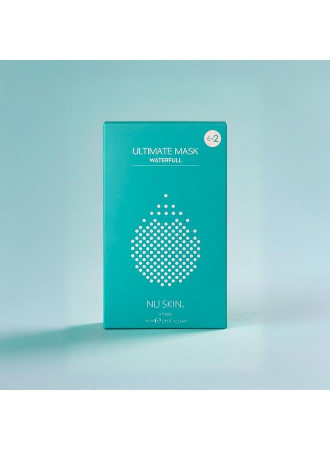 نو سكين قناع نو سكين ألتيميت ووترفول - قناع ترطيب شفاف من ألياف الأوكالبتوس النباتية الدقيقة | قناع لاصق للعناية بالبشرة، ترطيب فائق، قناع لبشرة ناعمة ومرنة (8 أقنعة) - Image 3