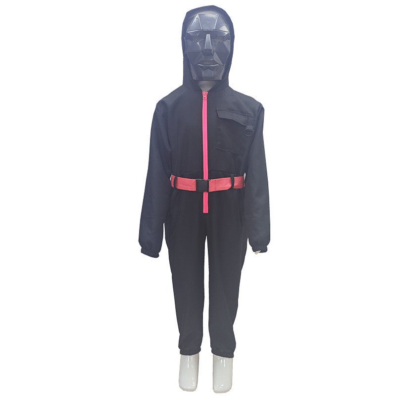 Halloween Performance Costume Paper Money House Dali Original Tooling Clothes cosplay Same Korean Costume Game Black - Image 1
