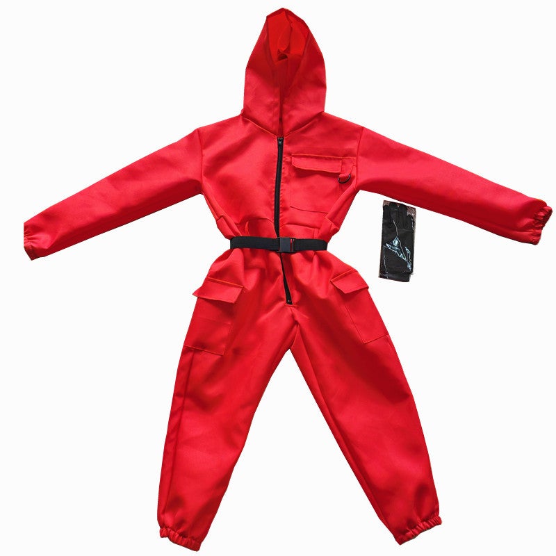Halloween Performance Costume Paper Money House Dali Original Tooling Clothes cosplay Same Korean Costume Game Black - Image 3