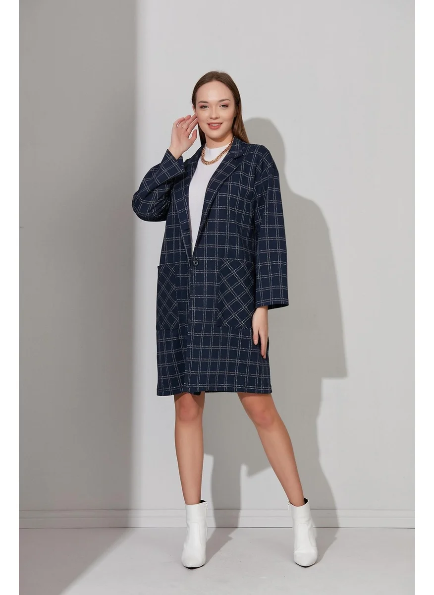 الكسندر جاردي Buttoned Unlined Oversize Coat (B22-158209)