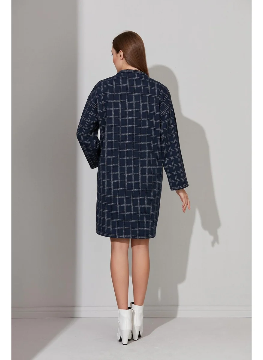 الكسندر جاردي Buttoned Unlined Oversize Coat (B22-158209)