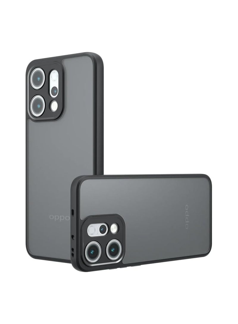 Case Compatible OPPO Reno 14 Pro, Skin Friendly Matte Clear Transparent Case Airbag Protection Yellowing Resistant Shockproof PC+TPU Protective Case - Image 1