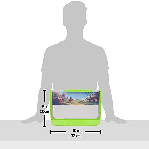 Basic Fun Uncle Milton Giant Ant Farm - Large Viewing Area - Care for Live Ants - Nature Learning Toy - Science DIY Toy Kit - Great Gift for Boys & Girls, Green - Image 3