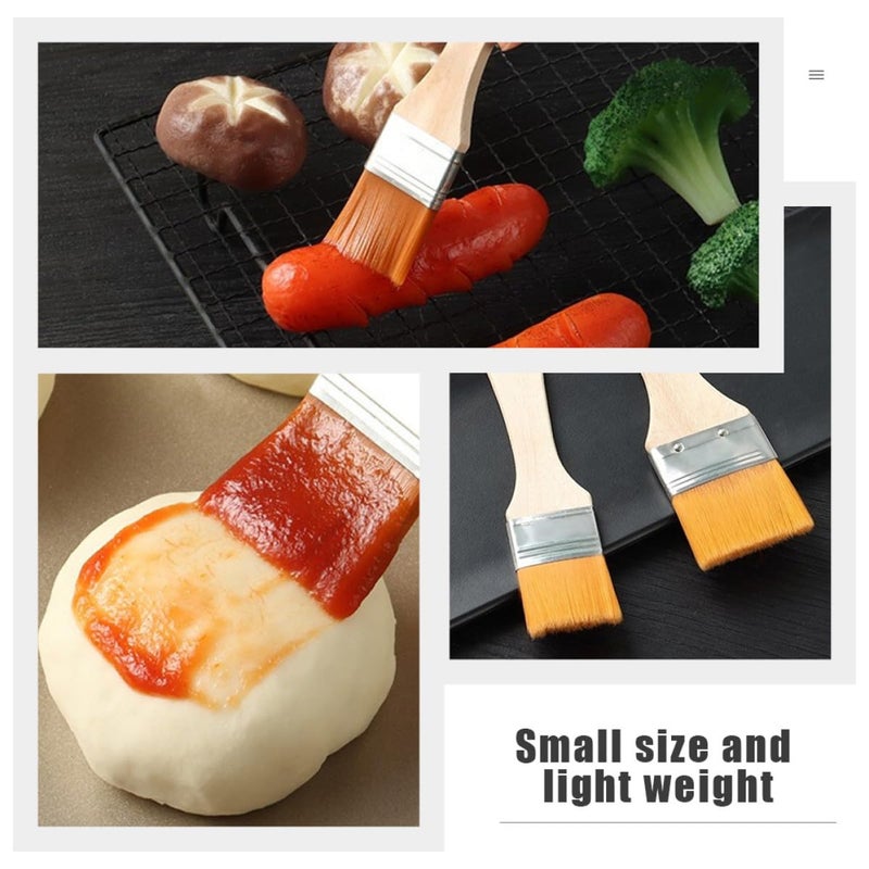 2PCS Heat Resistant Nylon Basting Brush Set For BBQ Baking Grilling And Kitchen Use - Image 5