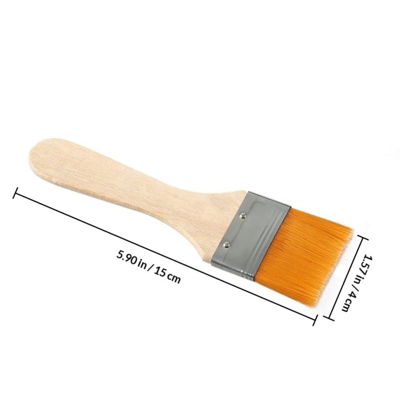 2PCS Heat Resistant Nylon Basting Brush Set For BBQ Baking Grilling And Kitchen Use - Image 3