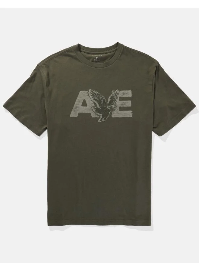 American Eagle AE Logo Graphic T-Shirt