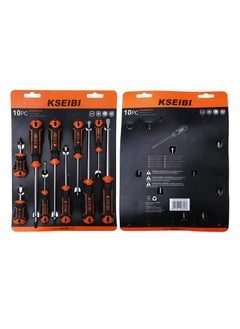 KSEIBI Slotted & Philips Screwdriver Set 865 10-PC, Chrome Vanadium, Black Finish Magnetic Tip, Furniture Disassembly to Repairing Appliances and Performing Intricate Electronic Repairs, Electrical Work.  - Image 3