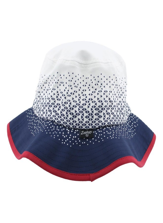 ZHATS U.S. Men's Soccer Officially Licensed USMNT Bucket Hat Pontoon Ombre Team Color - Image 2