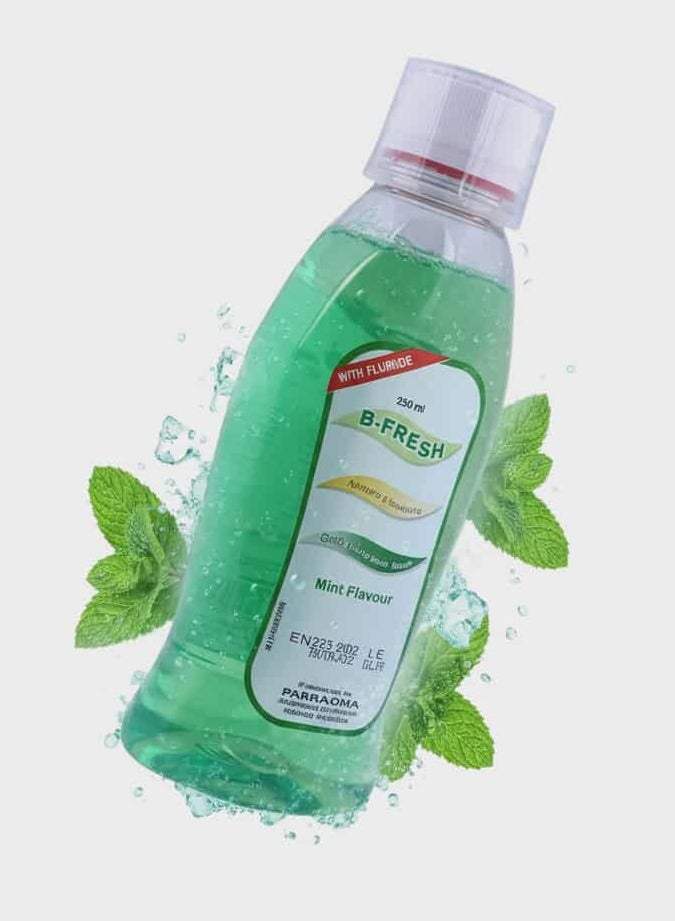 B-Fresh B Fresh Mouthwash Green Mint 500ml - Image 1