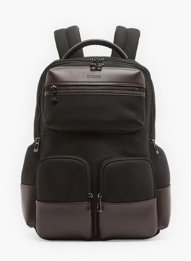 دوتشيني Men Padded Shoulder Strap Backpack
