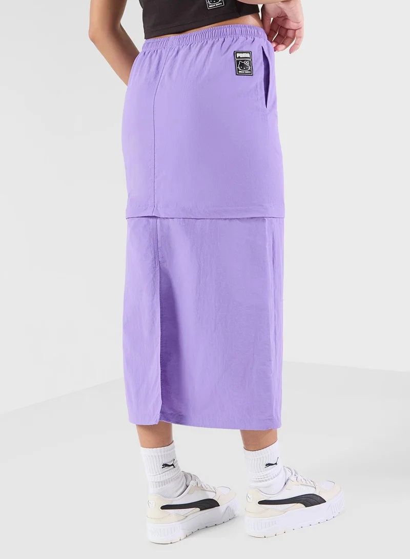 PUMA purple Hello Kitty Maxi Skirt for Women | Best Price UAE