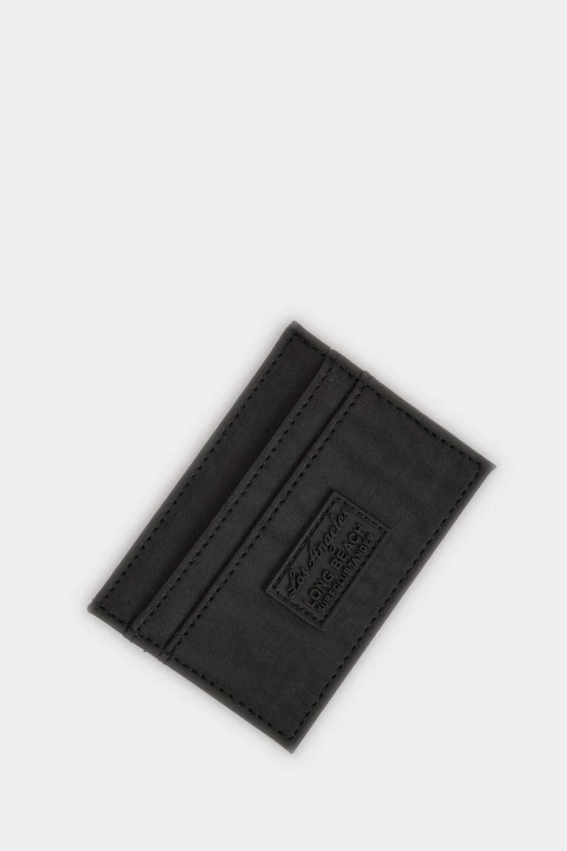 Defacto Man Faux Leather Business Card Wallet