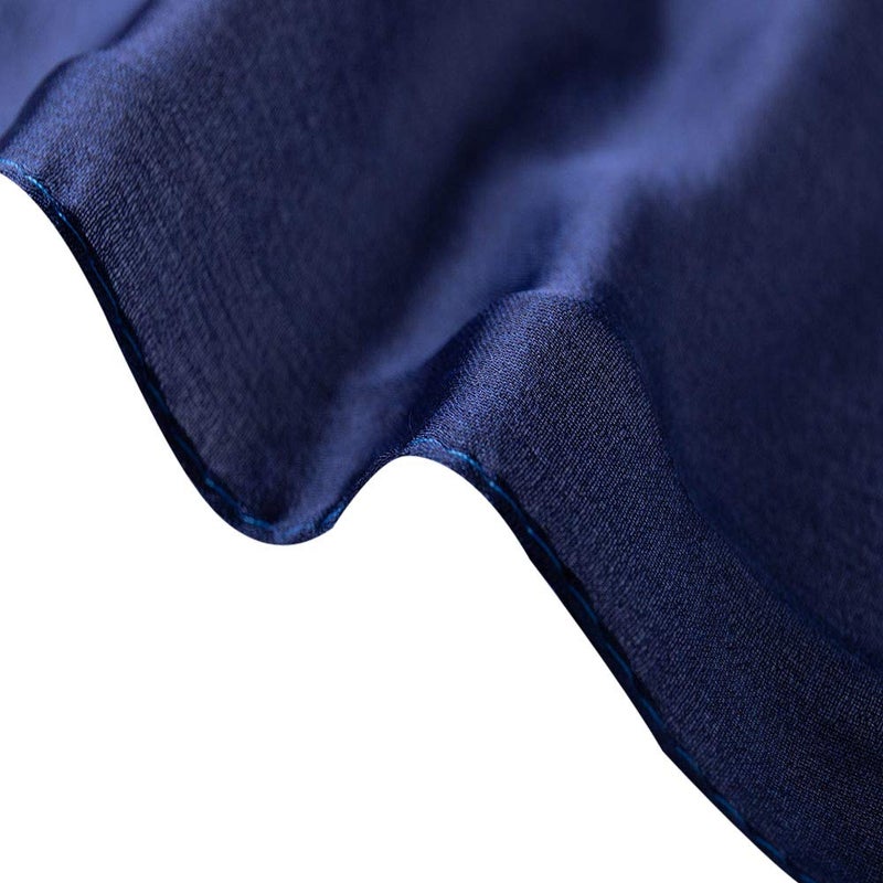 CYZLANN Women's Scarves 100% Silk Long Lightweight Scarfs for women(blue lake blue) - Image 5