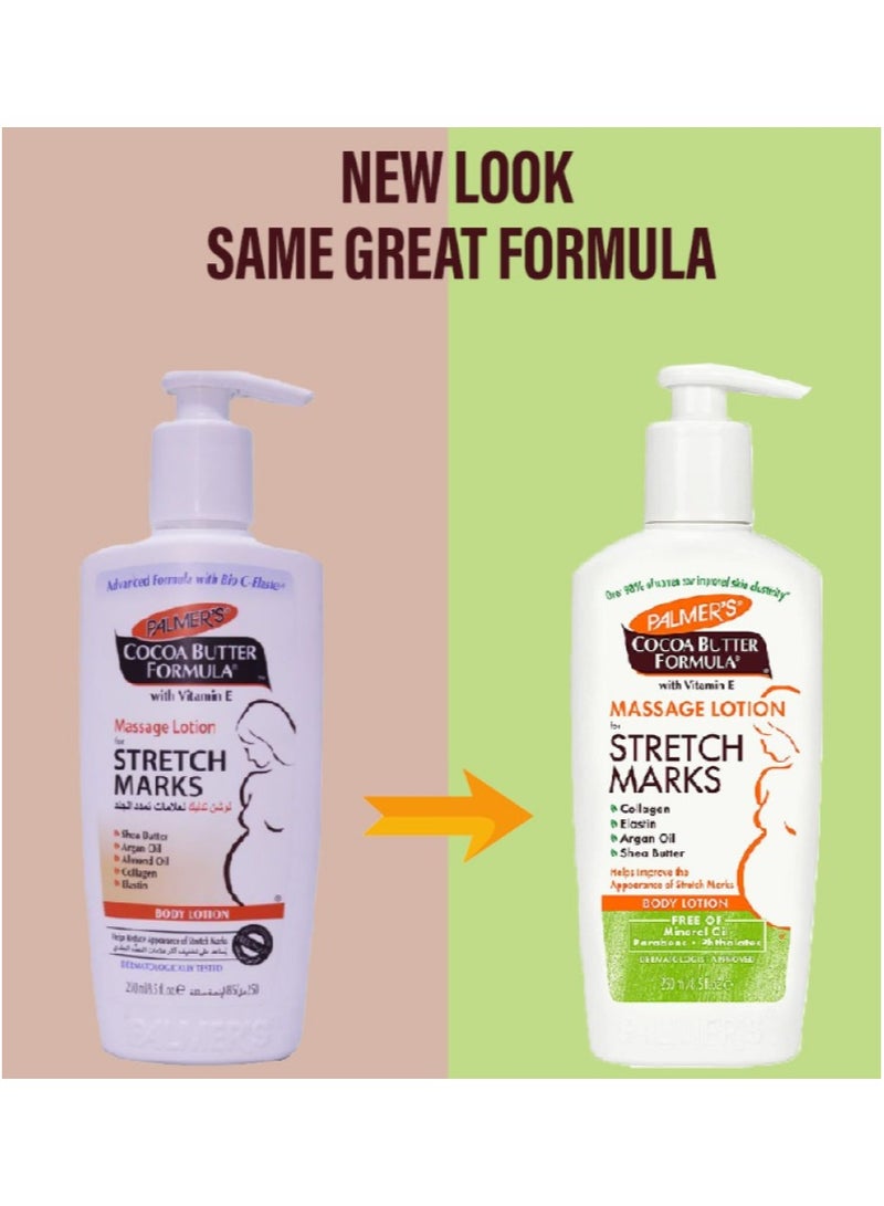 PALMER'S Massage Lotion For Stretch Marks 250ml - Image 2