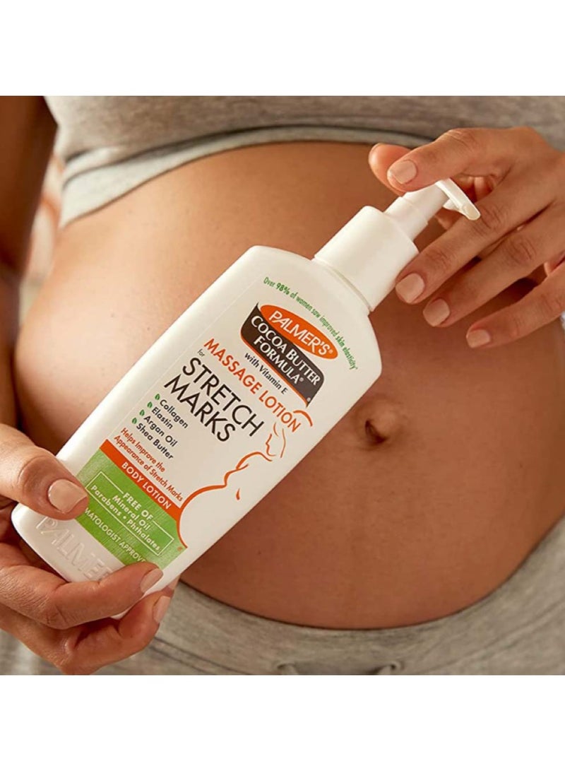 PALMER'S Massage Lotion For Stretch Marks 250ml - Image 3