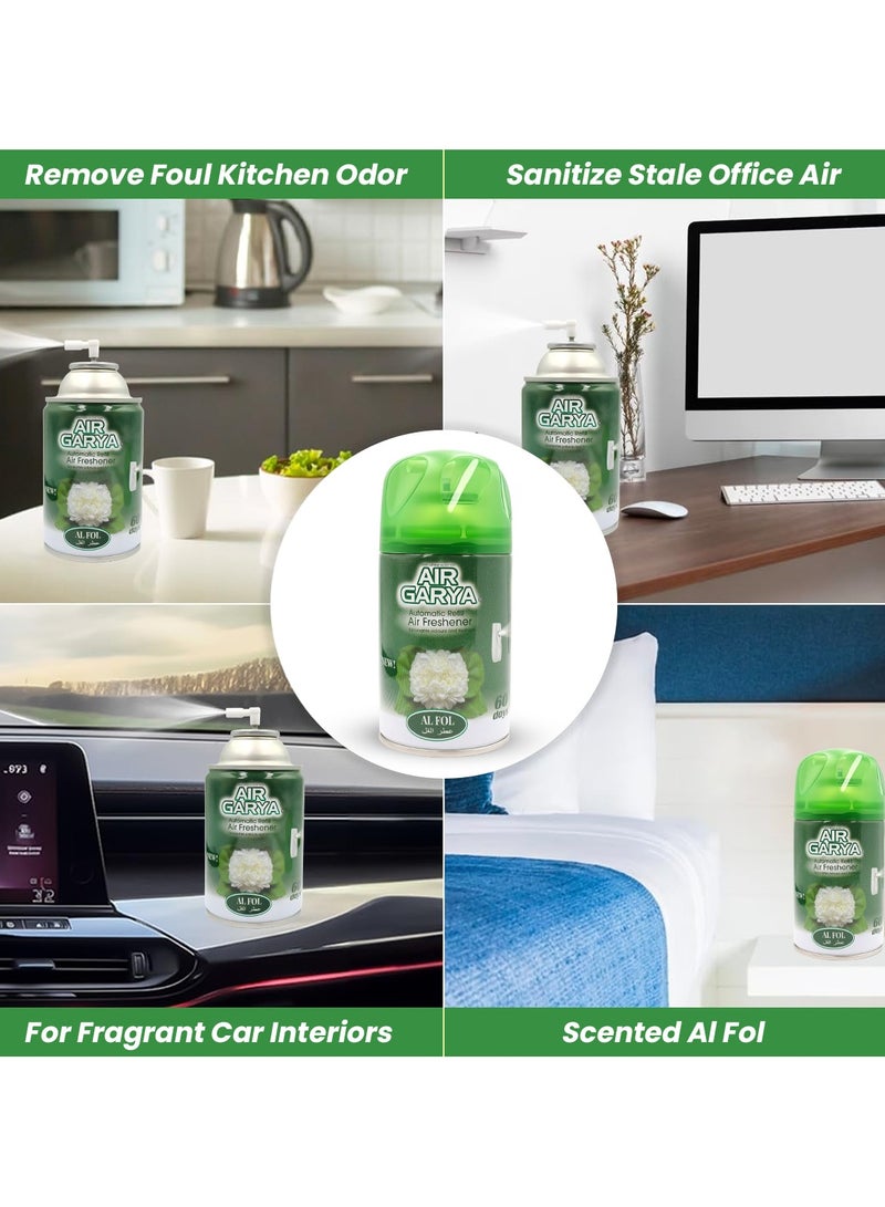 Generic AIR GARYA Automatic Refill Air Freshener Al Fol Scent 250ml – Lasts Up to 60 Days  - Image 5