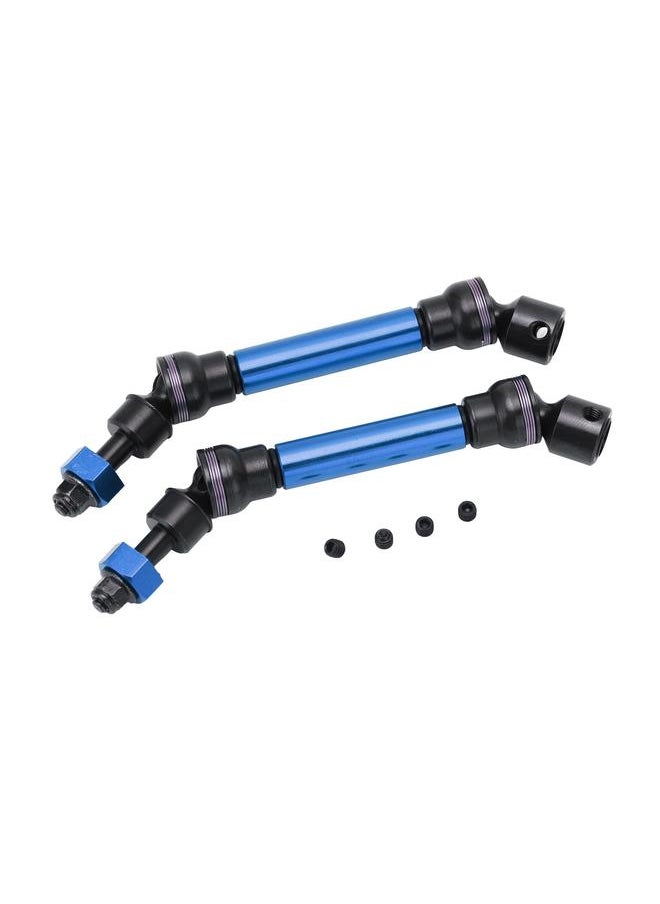 Thoraya RC Drive Shaft Set Aluminum Alloy Steel Front Rear Drive Shaft RC Accessories for Arrma 1/10 3S Senton Blue  - Image 1