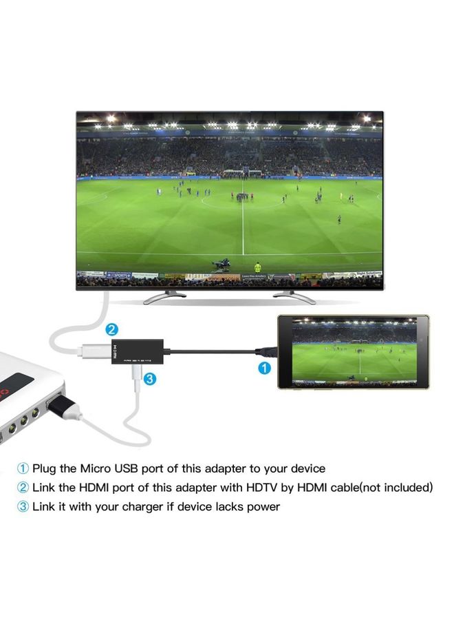 Micro USB To HDMI Female Adapter Cable 1080P HD for MHL Device HDTV Adapters For Samsung / Huawei