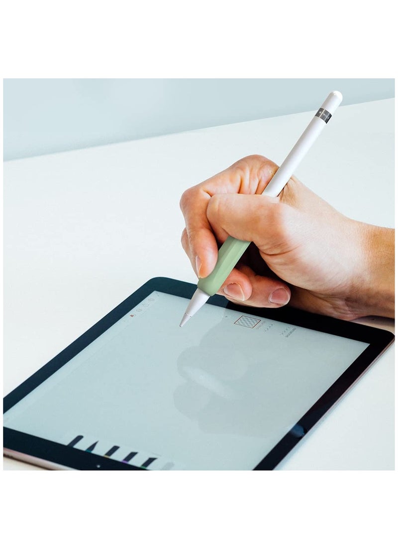 Generic - Silicone Anti-Slip Grip Holder Sleeve Accessories for Apple Pencil 1st & 2nd Generation (6 Pack) - Soft and Comfortable Design for Enhanced Control and Comfort. - Image 1
