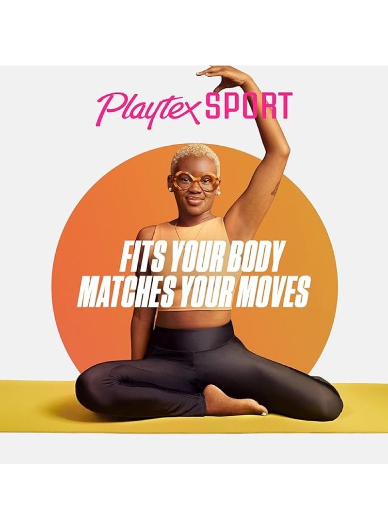 playtex Sport Tampons Regular Unscented 18 Pieces Pack - Image 2