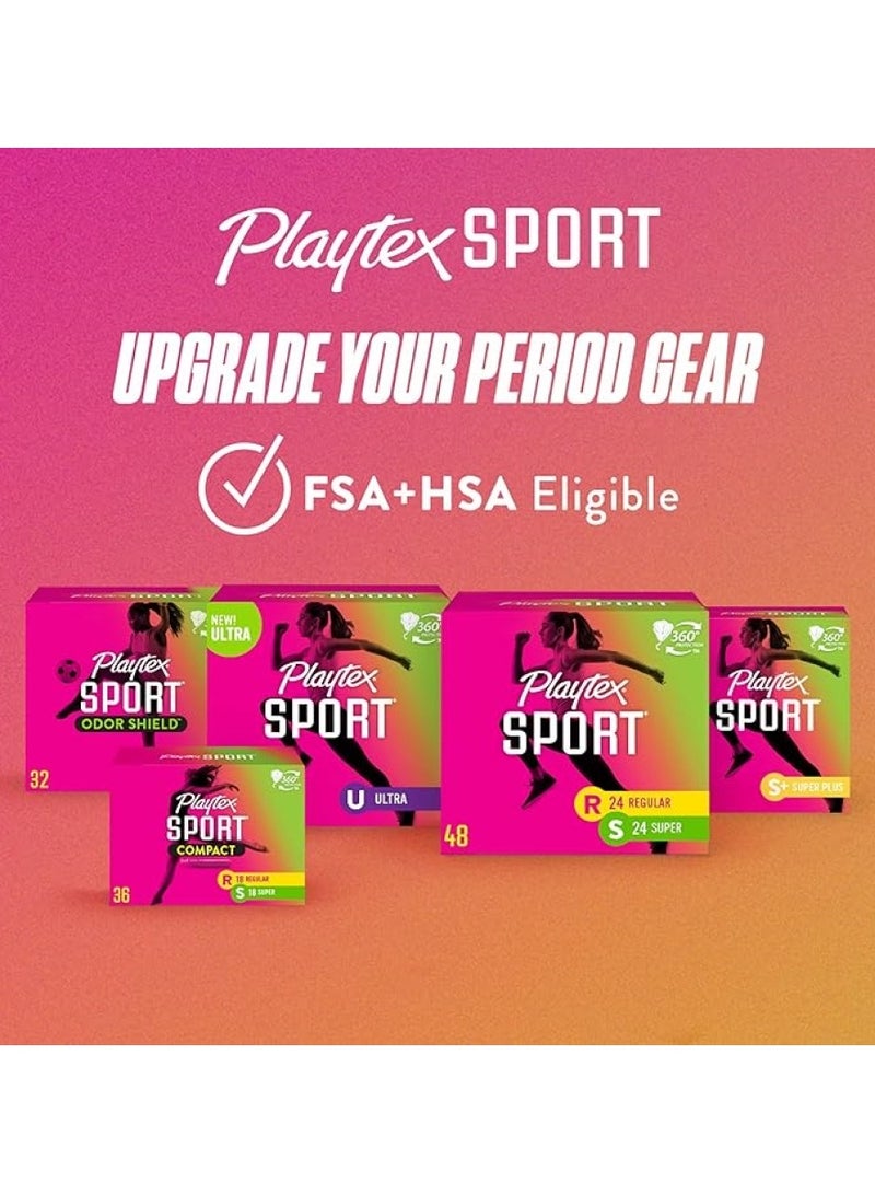 playtex Sport Tampons Regular Unscented 18 Pieces Pack - Image 5