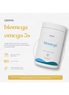 USANA Biomega Fish Oil Supplement With Omega 3 Fatty Acids To Support Heart, Brain, Eye, Skin, And Joint Health* - 56 Softgels - 28 Day Supply  - Image 2