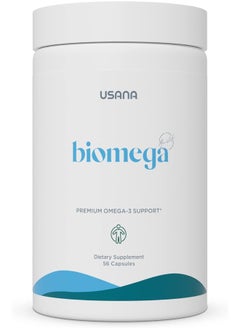 USANA Biomega Fish Oil Supplement With Omega 3 Fatty Acids To Support Heart, Brain, Eye, Skin, And Joint Health* - 56 Softgels - 28 Day Supply  - Image 1