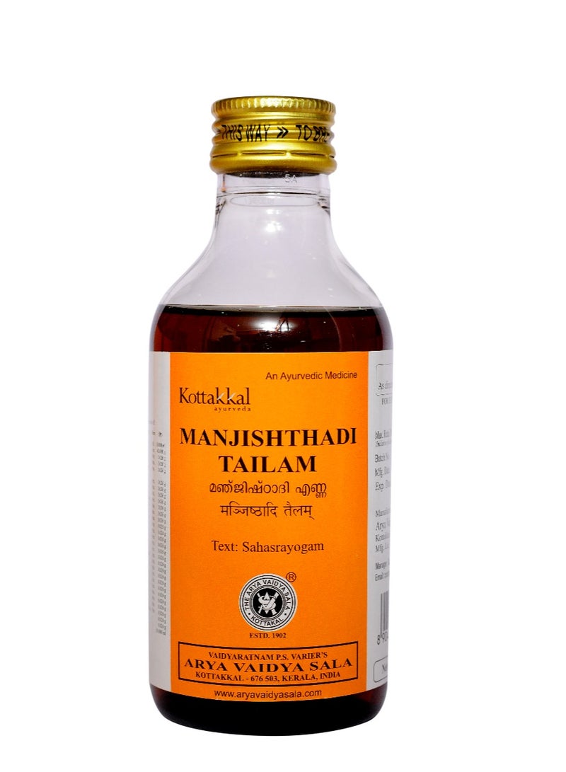 Kottakkal Ayurveda Manjishthadi Tailam 200ml - Image 1