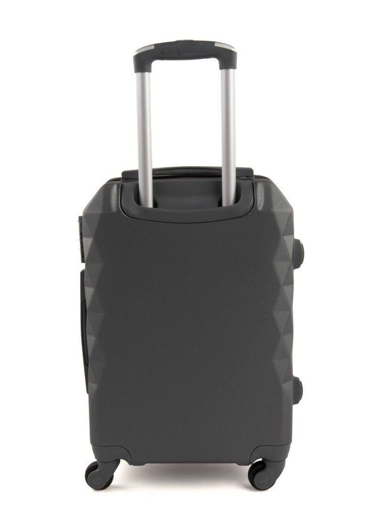 ليمرا طقم شنط سفر مكون من 6 حقائب أمتعة بعجلات و بتصميم صلب رمادي غامق - Image 4