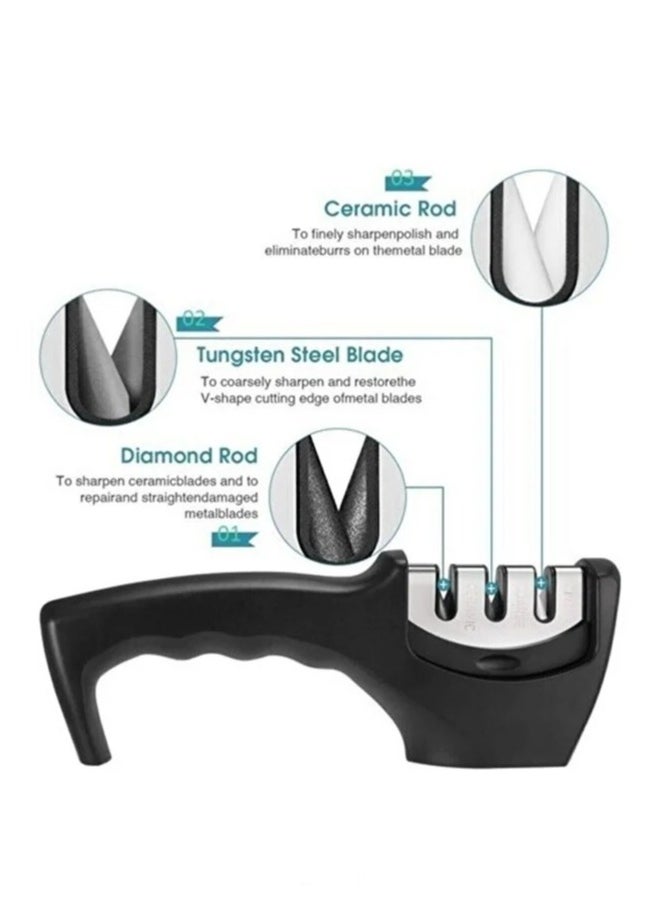 Generic - Stainless Steel Knife Sharpener Equip The Blade Of Knives Featuring A Detachable Comfortable And Anti Sl - Image 1
