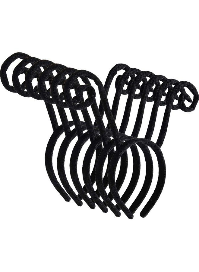 Blulu 6 Pieces Black Antenna Headband Butterfly Antenna Headband Velvet Headband For Party Costume Accessory - Image 1