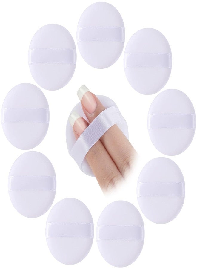 Mxxipp Powder Puff(10pcs),Soft Microfiber Makeup Powder Puff,Small Powder Puff for Beauty Gifts,Makeup Tools for Women Blender Sponge - Image 1