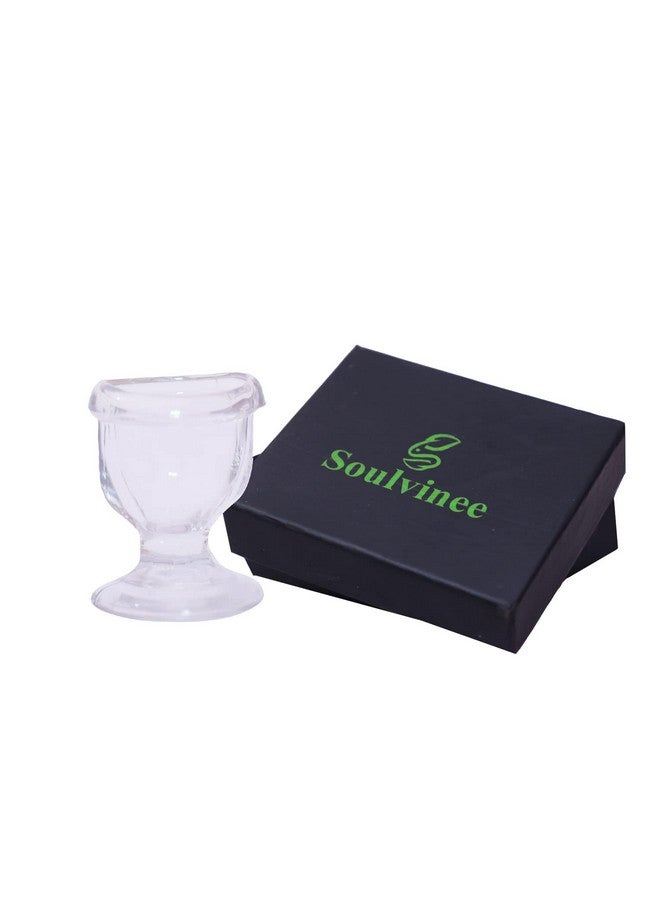 GoodsHealthShop Glass Eye Wash Cup Smooth Edge Eye Wash Cups Eye Shaped Rim Snug Fit (2 Pcs)  - Image 5