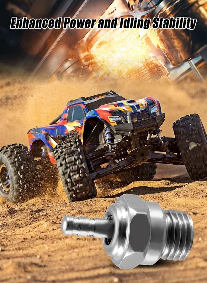 PWSLKO 3232X N4 Medium Glow Plug Compatible with Traxxas 1/8 1/10 T-Maxx 2.5/3.3 Replace 70117, 6Pcs - Image 3