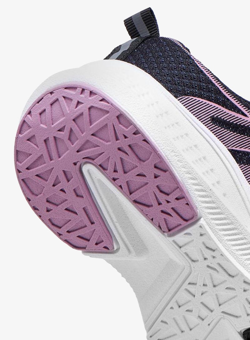 Kappa Girls' Textured Sports Shoes with Hook and Loop Closure - Image 5