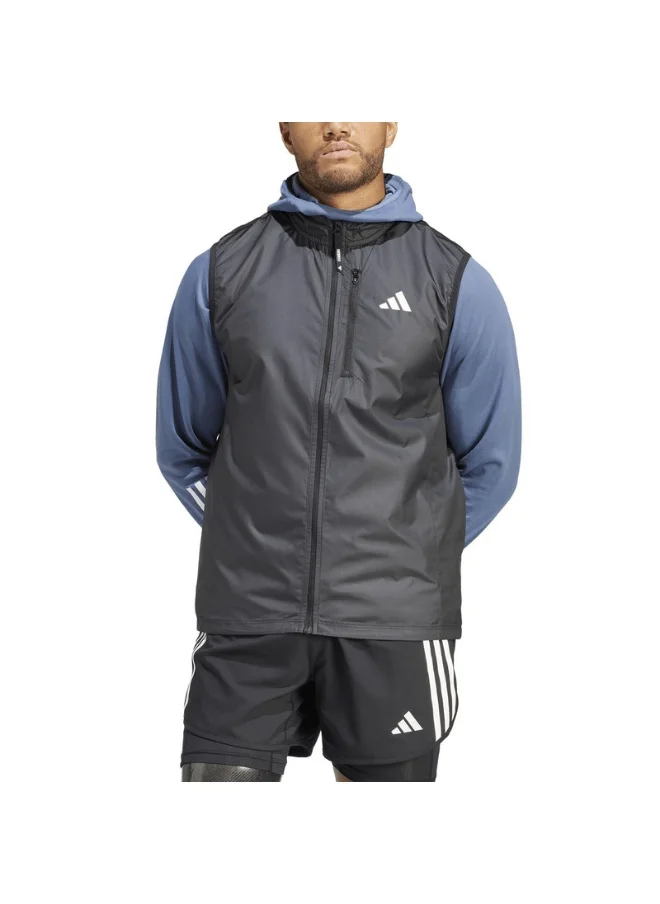Adidas adidas OTR B VEST Black Running JACKETS for Men - XS