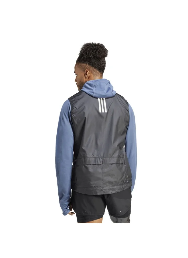 Adidas adidas OTR B VEST Black Running JACKETS for Men - XS