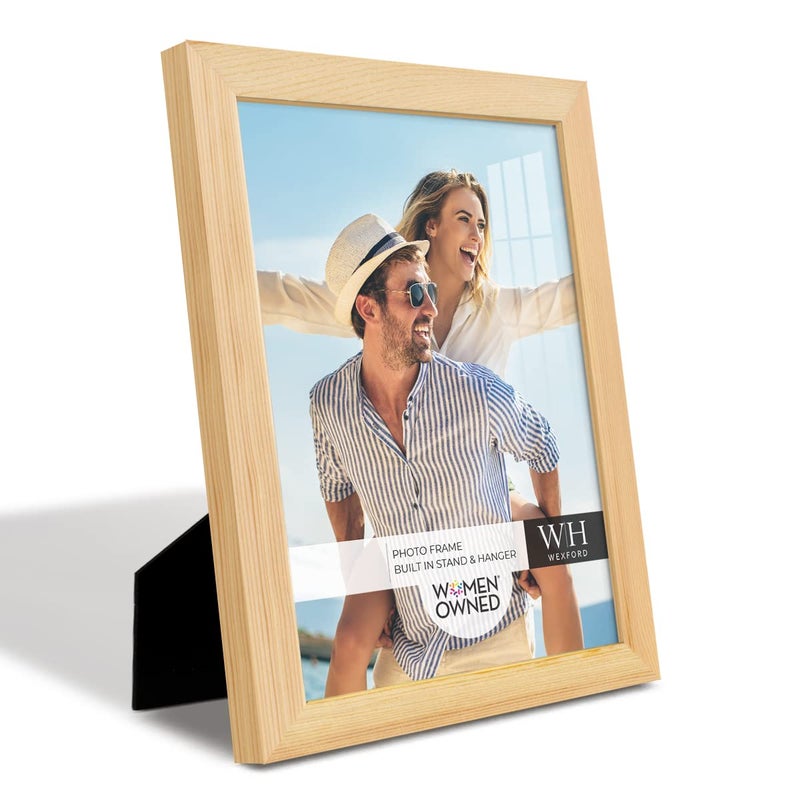 Renditions Gallery 8x10 inch Picture Frame Nature Wood Grain Frame  High-end Modern Style  Made of Solid Wood and High Definition Glass for Wall and Tabletop Photo Display - Image 4