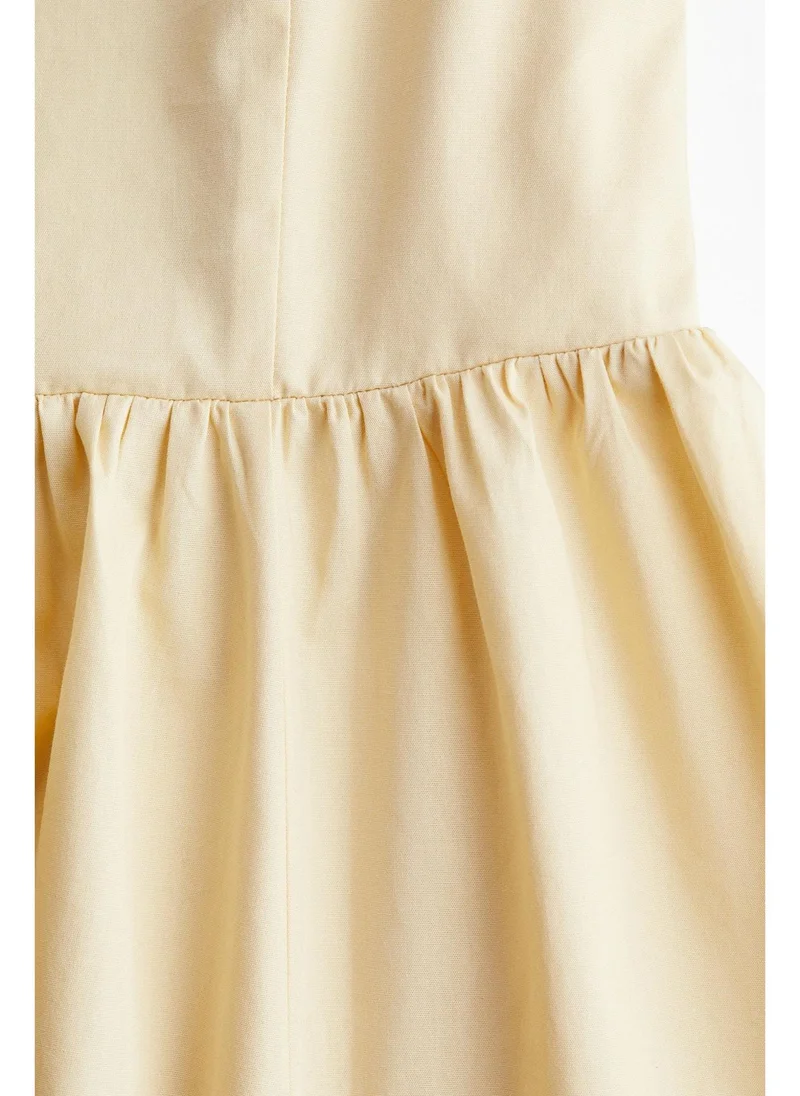 اتش اند ام Flared-skirt cotton dress