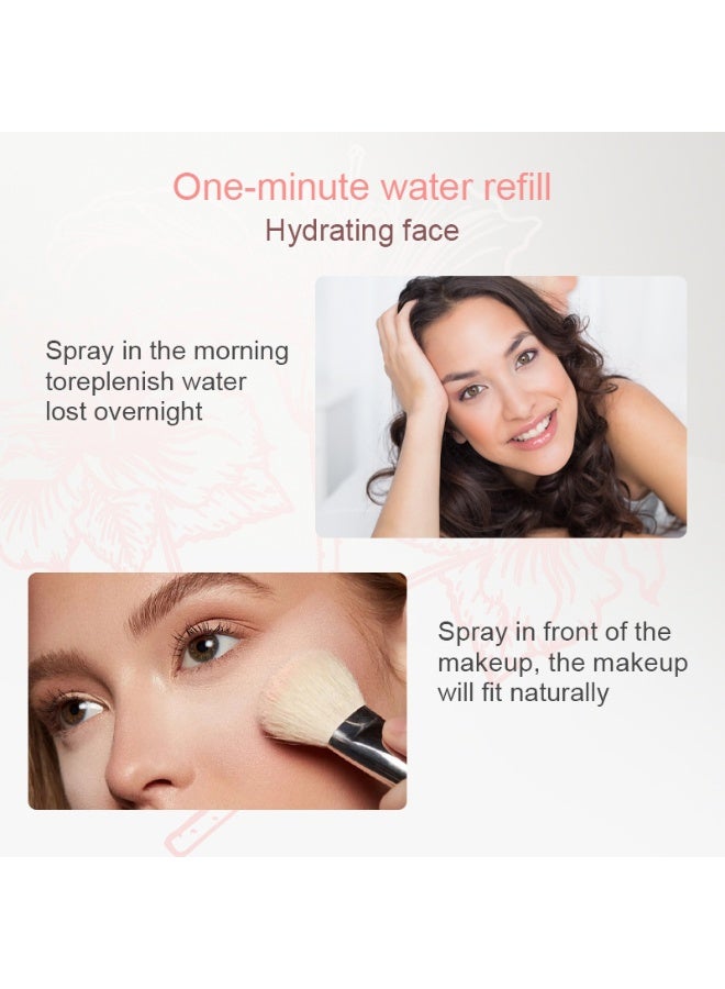 Nano face spray, 30ml mini face moisturizing spray, portable face spray, USB rechargeable skin care machine, face moisturizing cream and daily makeup moisturizing cream. Handheld convenient humidifier, air purifier - Image 5